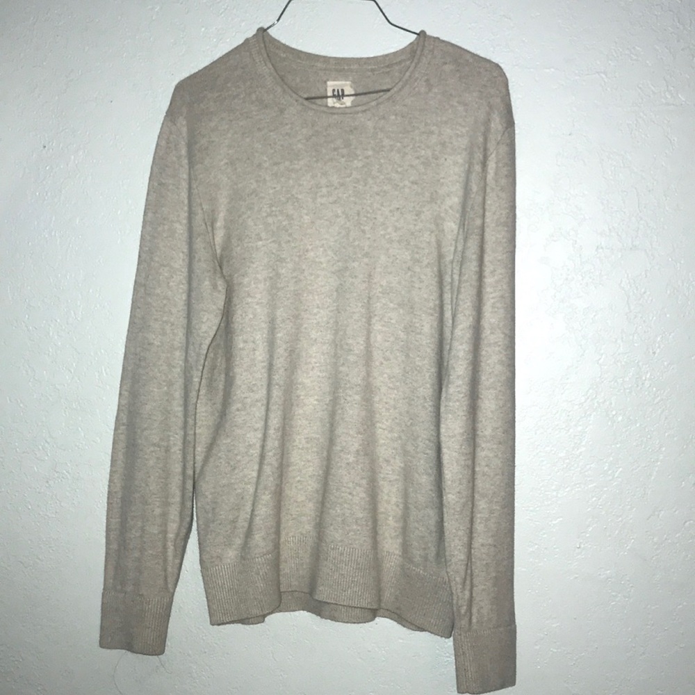 White and Grey Sweater